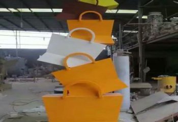 臺江烤漆挎包雕塑制造商，室外軟裝，景觀挎包雕塑制作