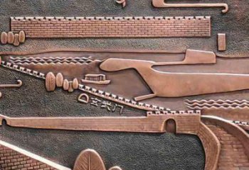 臺(tái)江銅浮雕景墻雕塑，圓雕工藝