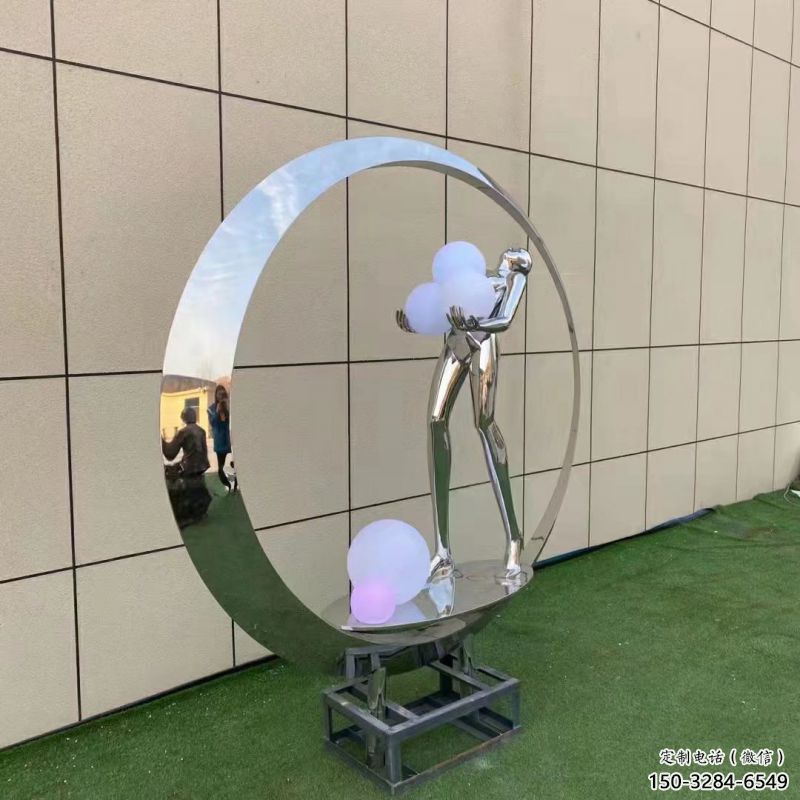 秦皇島仙子雕塑展品，公園小品，景觀圓環仙子雕塑生產商