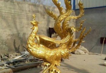 邢臺鳳凰雕塑廠家，鍛造工藝，銅鳳凰雕塑廠家承接
