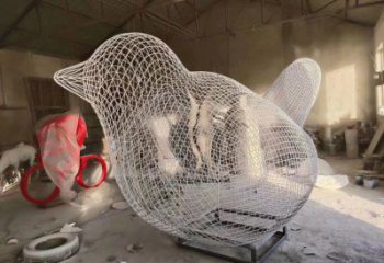 道外鏤空小鳥雕塑精選，陸地擺件，鐵藝鳥兒雕塑精品