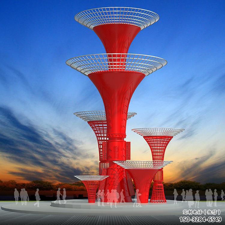 九臺(tái)室內(nèi)精神堡壘雕塑