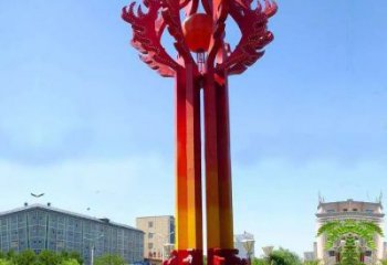 郴州街道精神堡壘雕塑