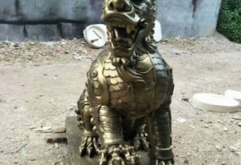 建鄴校園麒麟雕塑，拉絲海洋雕塑，卡通主題