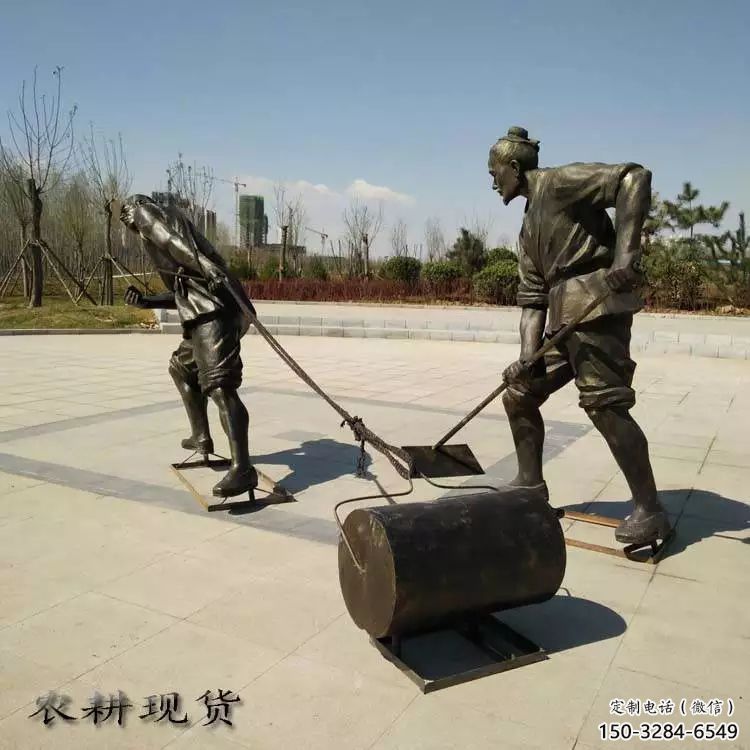 興安盟民俗農(nóng)夫雕塑