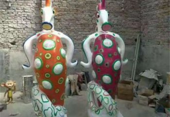 萍鄉(xiāng)幼兒園河馬雕塑，動(dòng)漫文化雕塑，卡通動(dòng)物制作