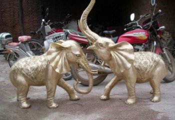 賽罕大象雕塑制造商，小區擺件，銅大象雕塑提供