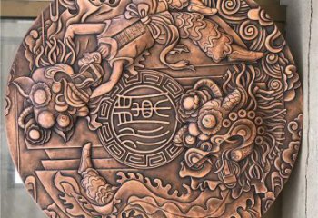 鹽池戶外浮雕供求，村標概念，鍛銅浮雕制作廠家