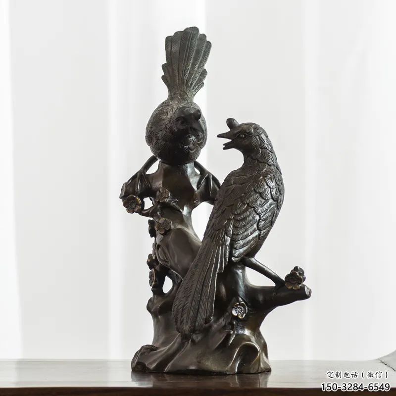 達(dá)州園林喜鵲雕塑