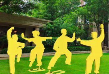 雅安公園太極雕塑