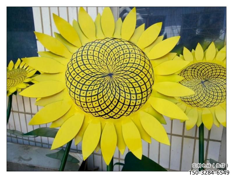 拉薩市抽象花籃雕塑展品，小區(qū)雕塑，葵花花籃雕塑工程制作精選