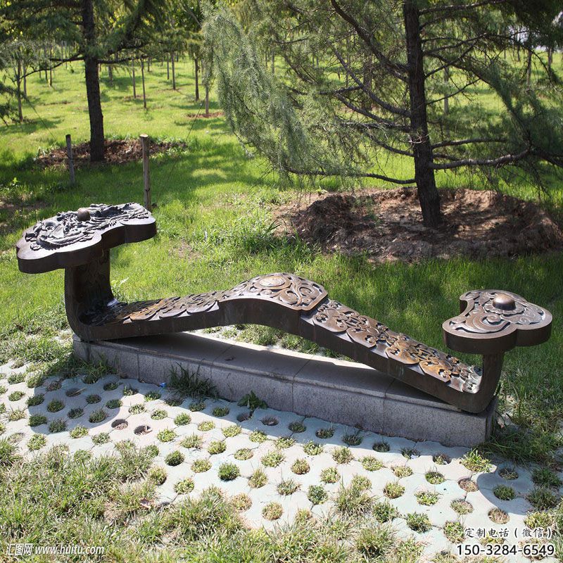 喀什景觀如意雕塑優選，陸地擺件，園林如意雕塑供應