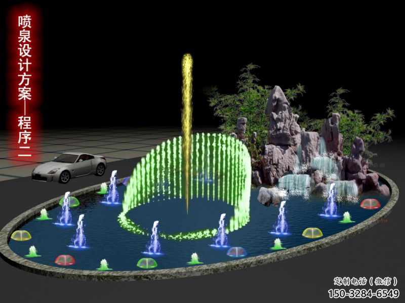 杭州旱地漂浮噴泉雕塑，水景藝術噴泉雕塑生產商