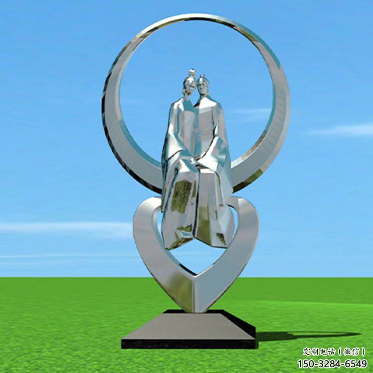 萬州創意牛郎織女雕塑