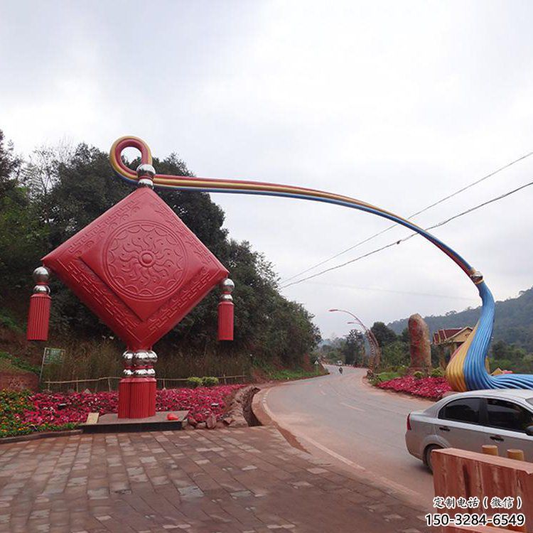 合川街道中國結雕塑