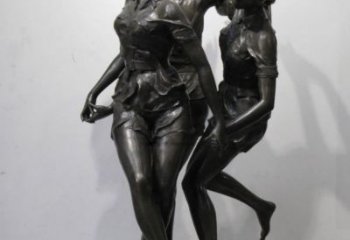 尼木住宅小區跳舞雕塑