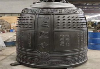林芝三圣寺銅鐘雕塑-鑄銅鐘雕塑-平直形結(jié)構(gòu)