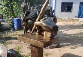 思茅手握鋼筆雕塑，街道標識，玻璃鋼手握鋼筆雕塑廠家