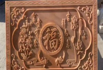 九龍坡浮雕制造商，室外軟裝，景觀福字浮雕制作廠家
